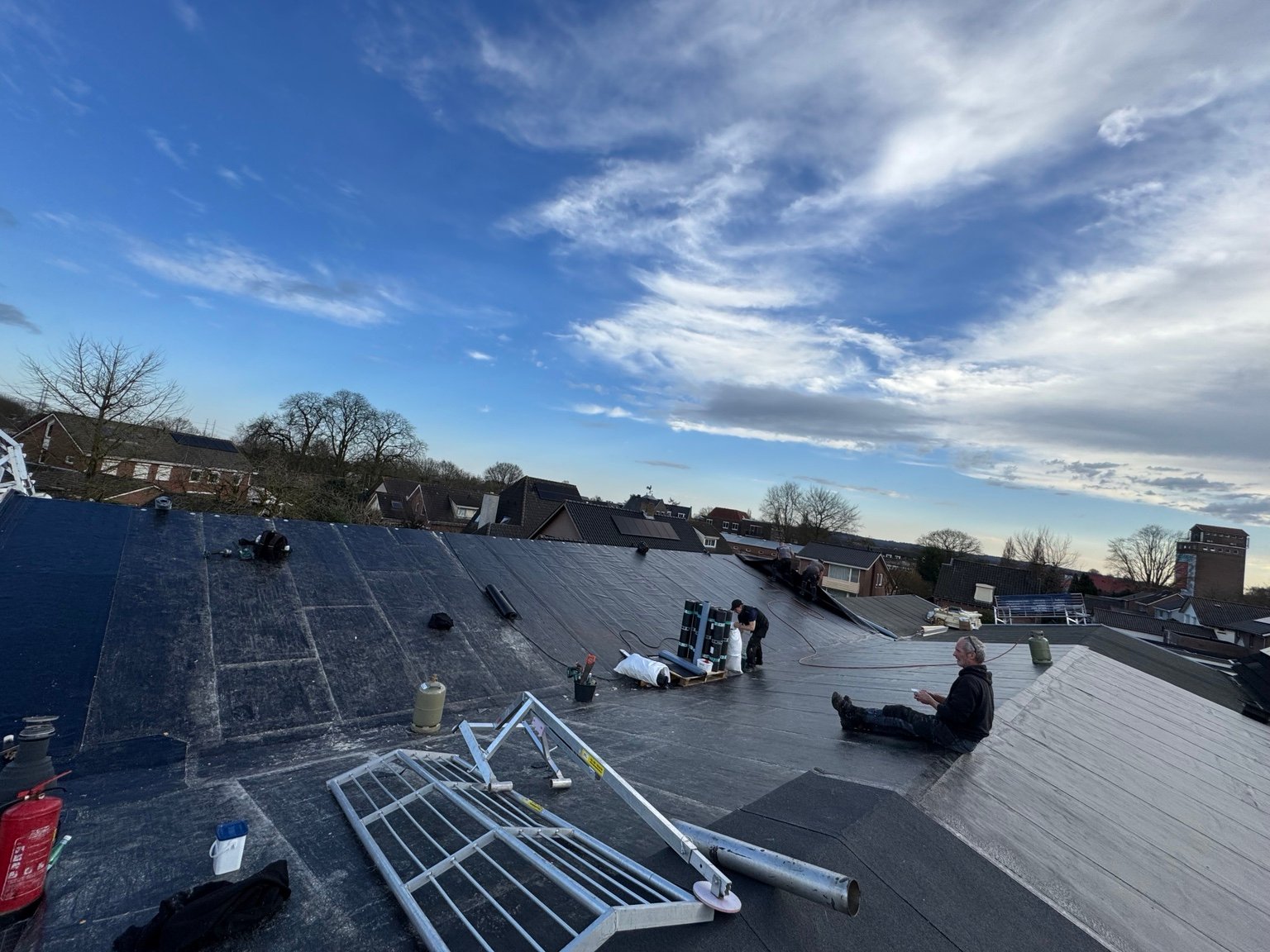 Plat dak renovatie Dak & Energie Techniek Nederland